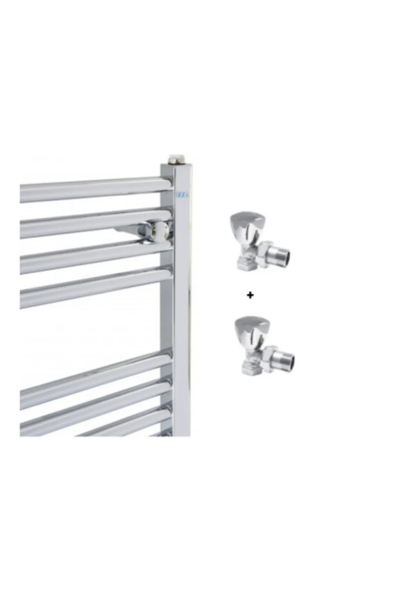 ECA 50/70 DÜZ KROM HAVLUPAN VE 2 ADET ECA KROM VANASI - 1