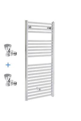Eca 50/110 Düz Krom Havlupan Ve 2 Adet Eca Krom Havlupan Vanası - 1