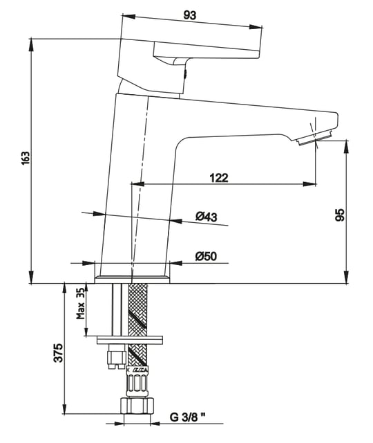 ECA DALİA LAVABO BATARYASI - 2