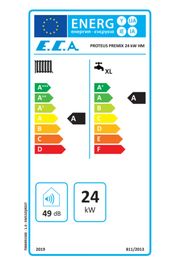 ECA PROTEUS PREMİX 24 KW TAM YOĞUŞMALI KOMBİ - 3